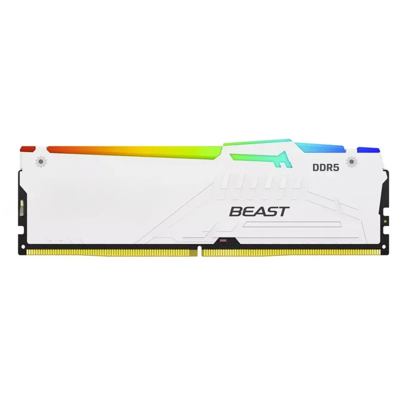 Kingston FURY White RGB 32G(2x - 64Gb Ddr5 6000Mhz Cl30 2X32Gb Desktop recension och pris